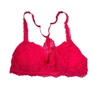 Xhilaration Lace Bralette Pink Lace Size Large